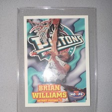 SkyBox 1997-98 NBA Hoops Bison Dele Detroit Pistons Basketball Card #238 Base