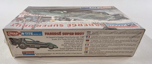 *BRAND NEW* 1982 Monogram Faberge Super Brut Funny Car Snaptite 1:32 Sealed - Picture 5 of 6