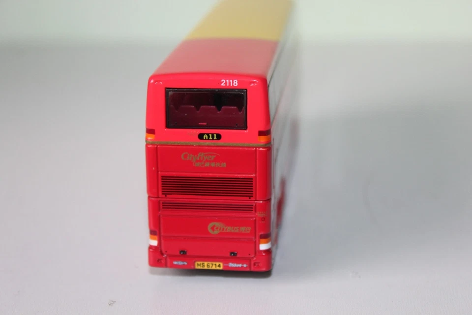 CORGI OOC 1:76 DENNIS DUPLE METSEC TRIDENT BUS HONG KONG CITYFLYER - A11 AIRPORT - Image 4 of 4
