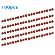 100PCS 12.7mm Prism Copper Coated Trihedral Retroreflector 0.5inch Corner Cube
