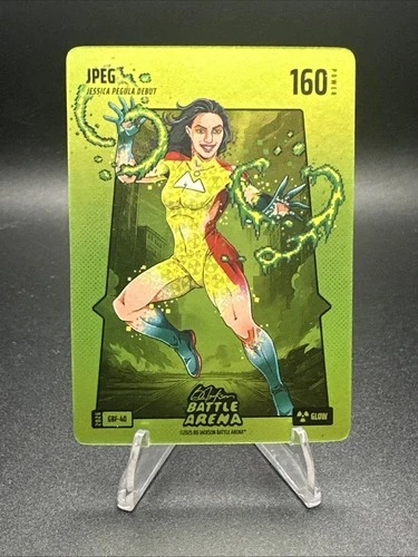 2026 Bo Jackson Battle Arena JPEG Green Glow Battlefoil GBF-40 Jessica Pegula