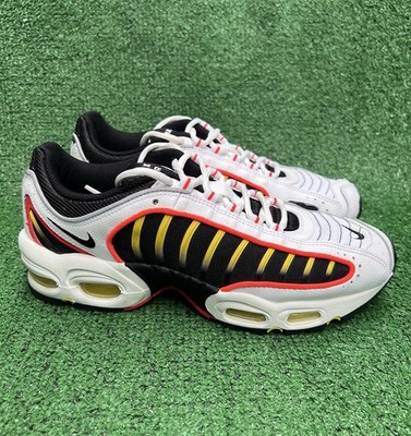 Nike Air Max Tailwind 4 White Black Bright Crimson Yellow AQ2567-109 Mens Size 9