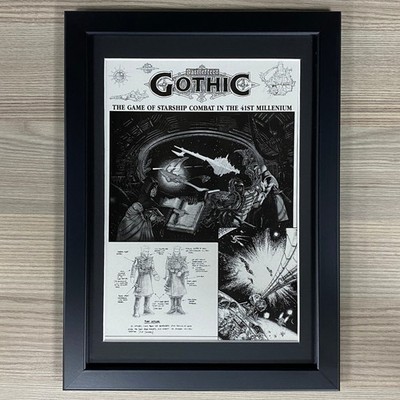 Raum Flotte Gerahmt Kunst Battlefleet Gothic Imperial Warhammer 40K 40,000