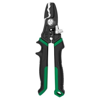 Multifunctional 8Inch All Steel Wire Shear Tool with Stripping and Crimping