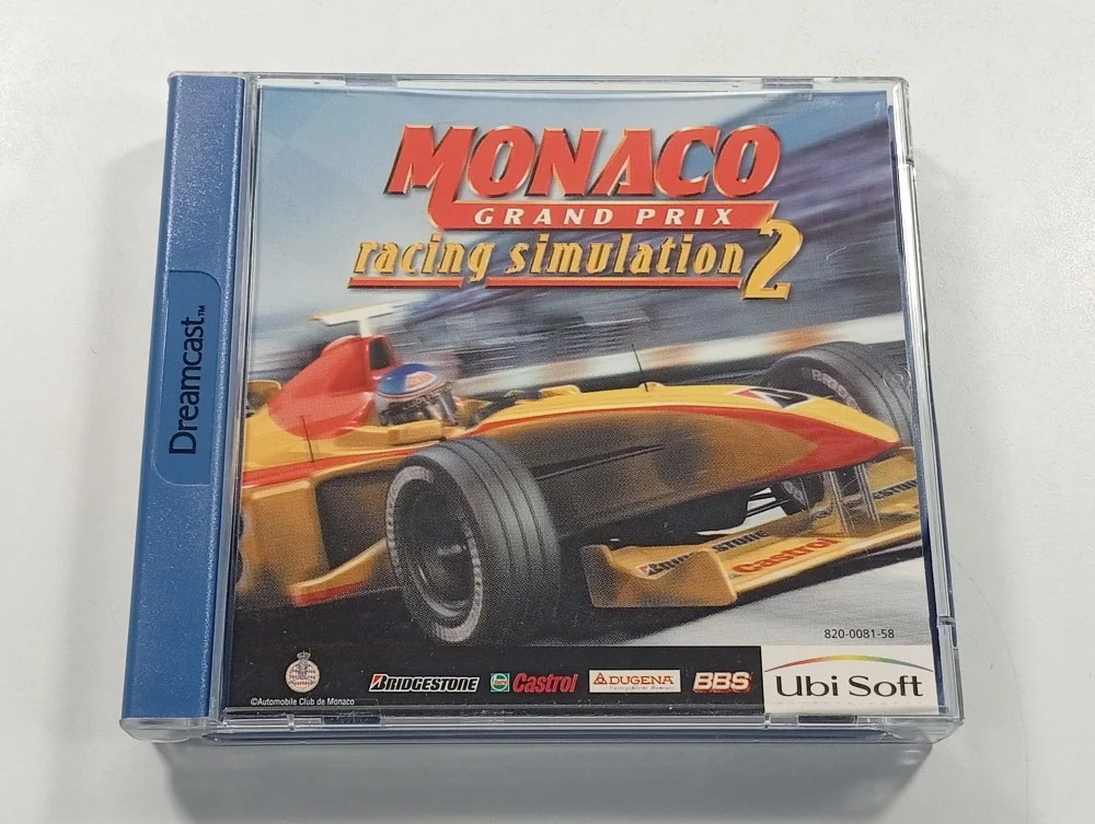 MONACO GRAND PRIX RACING SIMULATION 2 SEGA DREAMCAST (DC) PAL-EURO (COMPLETE - V