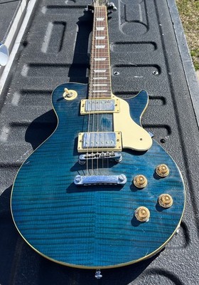 Samick Avion Greg Bennett AV 3 TBL Electric Guitar Single Cutaway Blue Untested