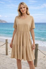 TK Maxx Spotted Viscose Summer Dress UK 12/14 NWT Lightweight Holiday Casual