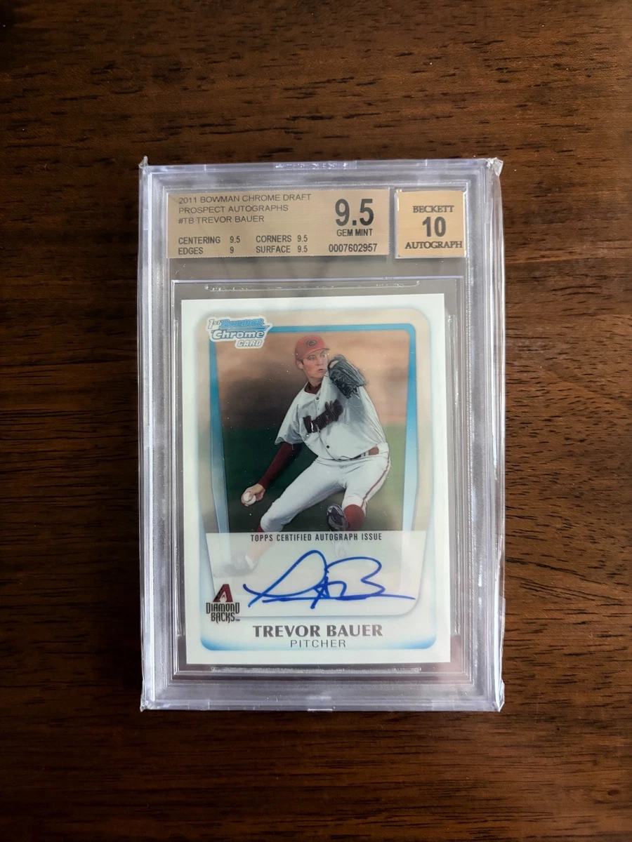 Trevor Bauer Baseball Sports Trading Cards & Accessories Rookie