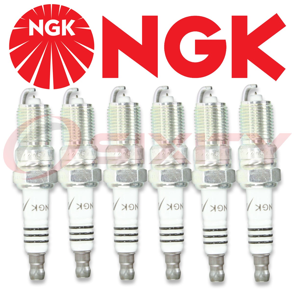 Set of 6 NGK Iridium 7164 Spark Plugs TR55IX