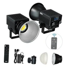 LED Video Light, 60W Bi-Color Video Light Mini COB Photography Light LD-C60B