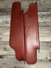 Burgundy Sunvisor Set For Chevrolet Impala Ss Convertible 1961-1962 Oem