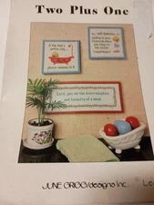 June Grigg Designs Two Plus One Cross Stich Patterns U2