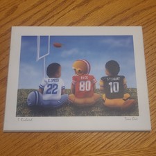 T. Richard NFL Football BABY BOY Nursery Sports Decor - Jerry Rice Emmitt Smith