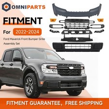 For Ford Maverick Bracket 2022-24 Upper Lower New Front Bumper Cover Grille Kit For Ford Maverick Bracket 2022-24 Upper Lower New Front Bumper Cover Grille Kit