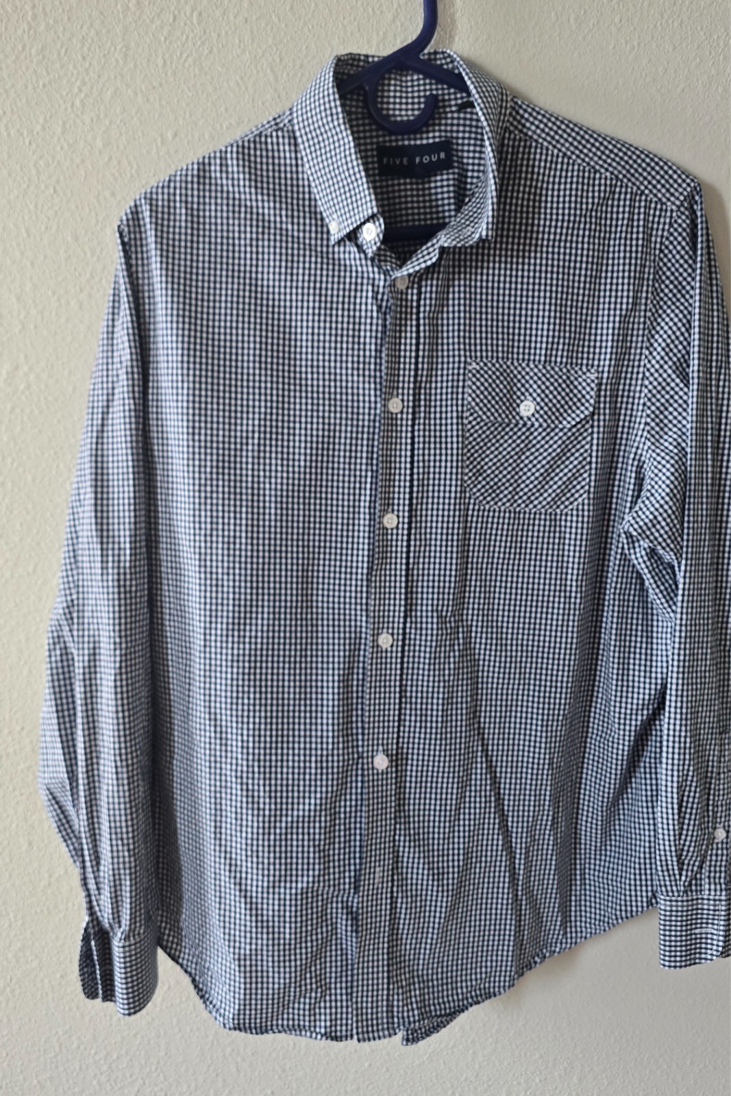 Five Four collared button-down shirt  Large. blue… - image 2