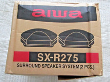 Aiwa SX-R275 Surround Speaker System 2 PCS. New Open Box