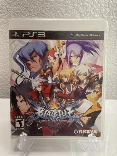 BlazBlue Chrono Phantasma Extend - PS3 Complete CIB Anime Fighter