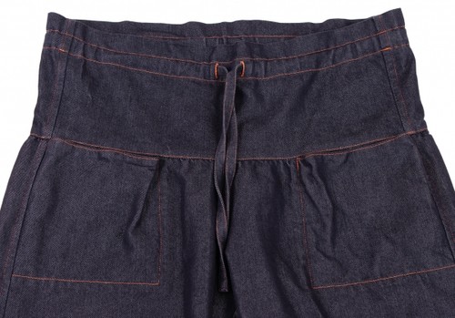 ISSEY MIYAKE me Double Pocket Dropped Crotch Jeans Size F(K-133407) - Picture 2 of 12