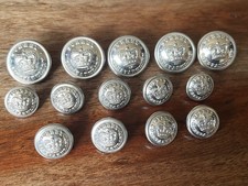 Vintage Surrey Constabulary Uniform Buttons 2 Sizes , Original