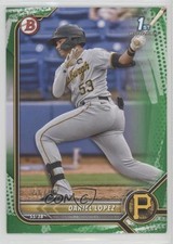 2022 Bowman Prospects Green Pattern Border 56/99 Dariel Lopez #BP-56 4dv