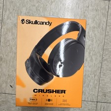 Skullcandy Crusher Wireless Headphones Black Bluetooth Built-In Mic Headband