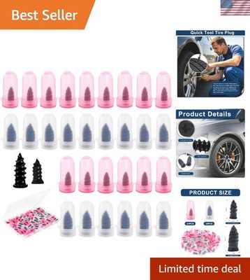 30 Pcs Tire Repair Rubber Nails - DIY Solution for Car & Motorcycle Punctures