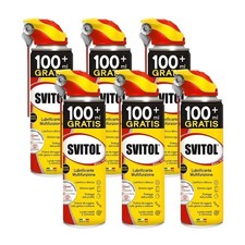 SVITOL Spray 500ml x6 Lubrificante Multifunzionale Valvola Doppia