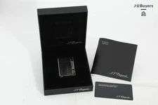 2493 S.T S.T.Dupont Gatsby Gas Lighter Hairline with Case Junk Collection