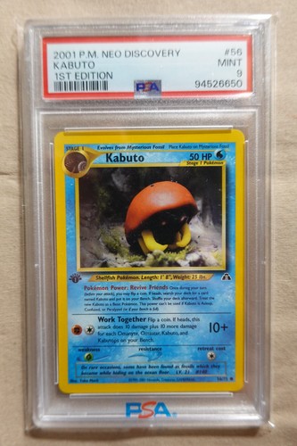 Kabuto (1st Edition) graded PSA 9 for sale on eBay