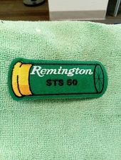 Vintage Remington 12 ga Shotgun Trap Skeet Shooting Embroidered Patch STS 50 
