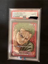 One Piece Roronoa Zoro L Promo OP01-001 PSA 10 Gem Mint Japanese #ba81