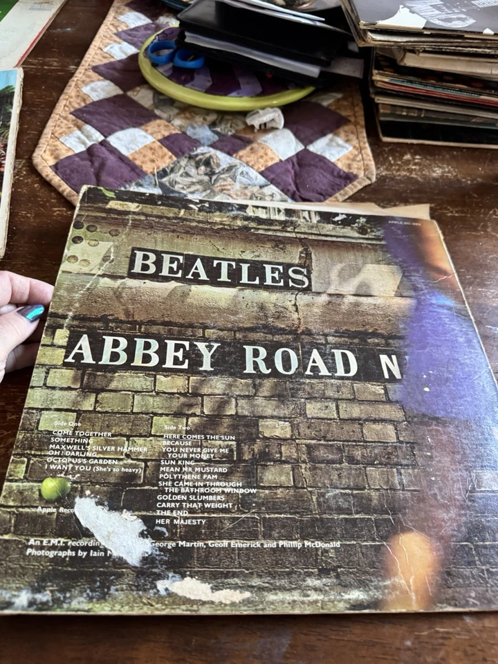 The Beatles - Abbey Road Vinyl LP - 1969 First Press - Apple SO-383 Foto 3 de 4