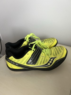 専用1 Throwing Shoes Saucony Unleash SD Men's 8 Neon Yellow Track Field