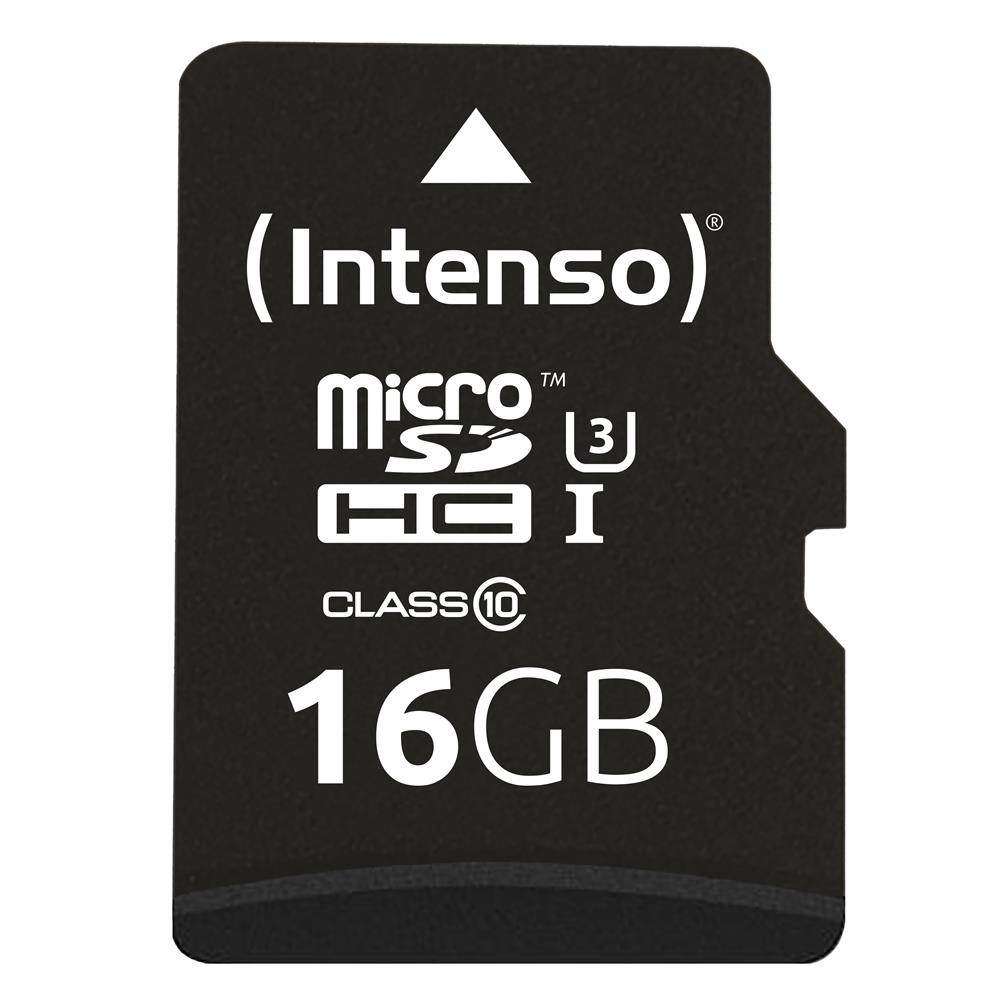 Intenso microSD 16 ГБ UHS-I Professional Speicherkarte inkl. Внешний SD-адаптер