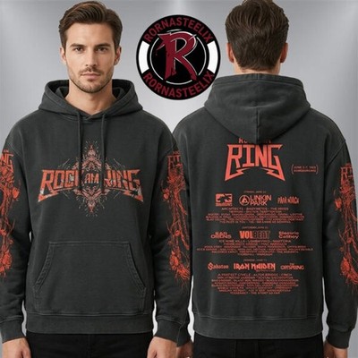 Rock Am Ring Limited Edition Iron Line Up 2026 At Nurburgring On June 5 Hoodie