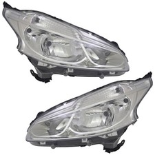 Scheinwerfer Set für Peugeot 208 H7 / H7 / W21/5W 2012- LWR Tagfahrlicht