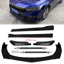 Front Bumper Lip Spoiler Splitter Car Body Rear For Honda Insight 2000-2022