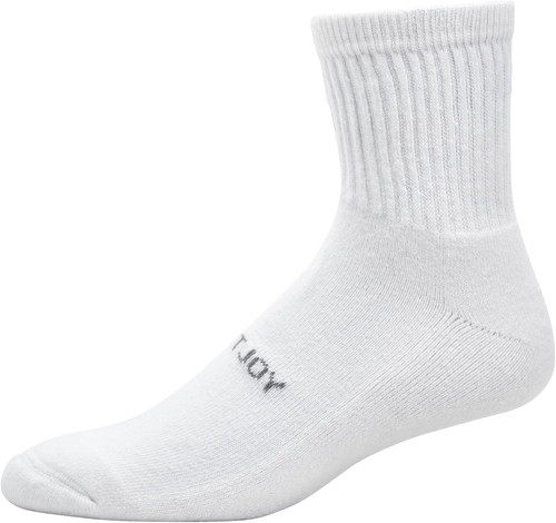 Chaussettes De Golf FootJoy ComfortSof – Mi-mollet – Noir – Taille 7-12 – Lot De 1 Paire