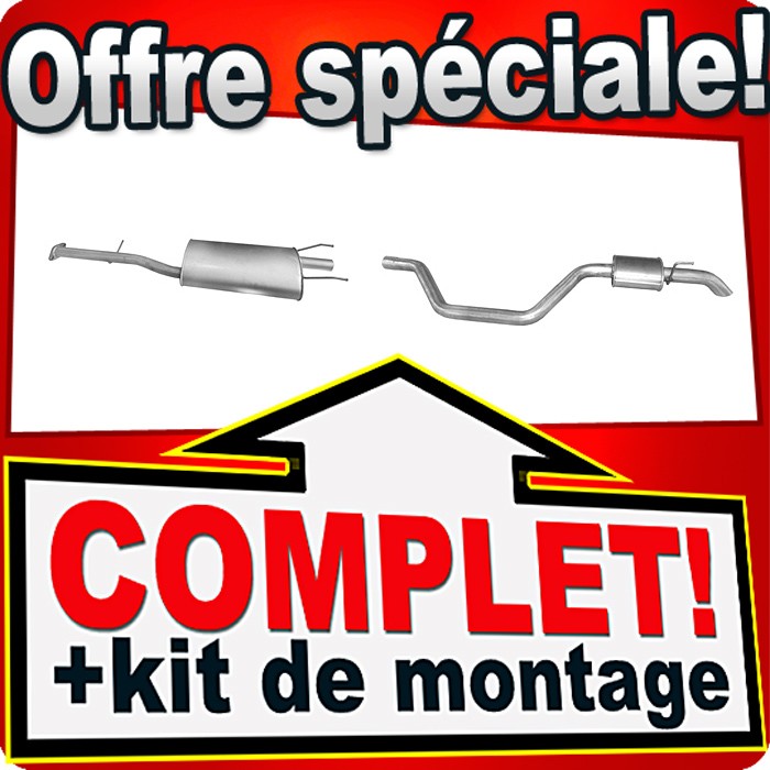 Silencieux Ssangyong Rodius 2.7 Xdi pour stopper les bruits d'échappement