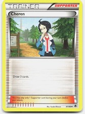 Pokemon Cheren 91/98 Emerging Powers LP [RJVLP7]