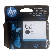 Genuine HP 62 Black Original Ink Cartridge C2P04AN Option 140 EXP March 2025