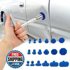 Car Dent Repair Puller Kit 18pcs Glue Tabs T-handle Paintless Dent Tool Car Dent Repair Puller Kit 18pcs Glue Tabs T-handle Paintless Dent Tool