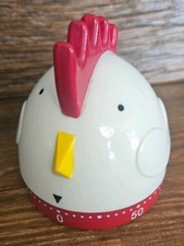Vintage Chicken Kitchen Timer 60 Min Retro Re...