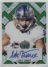 2022 Leaf Metal Draft Portrait Green Mojo 2/4 Cole Turner #PA-CT2 Auto 0u66