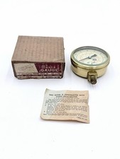 VTG Jas Marsh Serviceman Testing Gauge Brass 30”x250 Recalibrator R-12 R-22 NOS