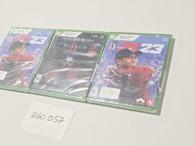 PGA Tour 2K23 Diablo IV Cross-Gen Xbox Series X One Video Game Lot New Sealed