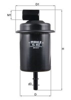 Mahle Kraftstofffilter Kl 453 Leitungsfilter FüR Atos Mx Hyundai 55,5Mm