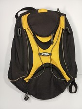 Vintage Nike Y2K 2000s Atmosair 1 Backpack with Air Bubble Straps Yellow/Black