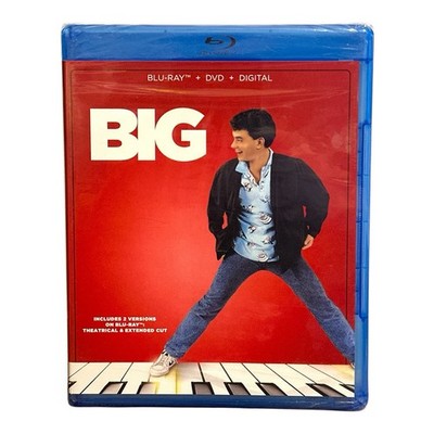 Big (Blu-Ray + DVD + Digital, 1988) Tom Hanks - Elizabeth Perkins -