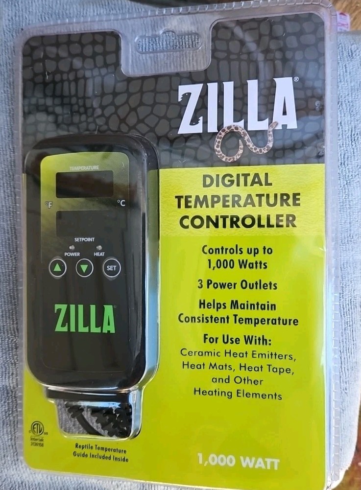 Zilla Digital Temperature Controller 3 Outlet  New Technology 